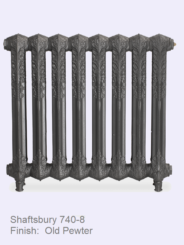 Shaftsbury Cast Iron Radiator 740mm High, 16 Sections